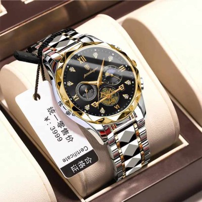 POEDAGAR 996 Luxury Man Luminous Chronograph Watch for Men Stainless Steel Men's Quartz Watches